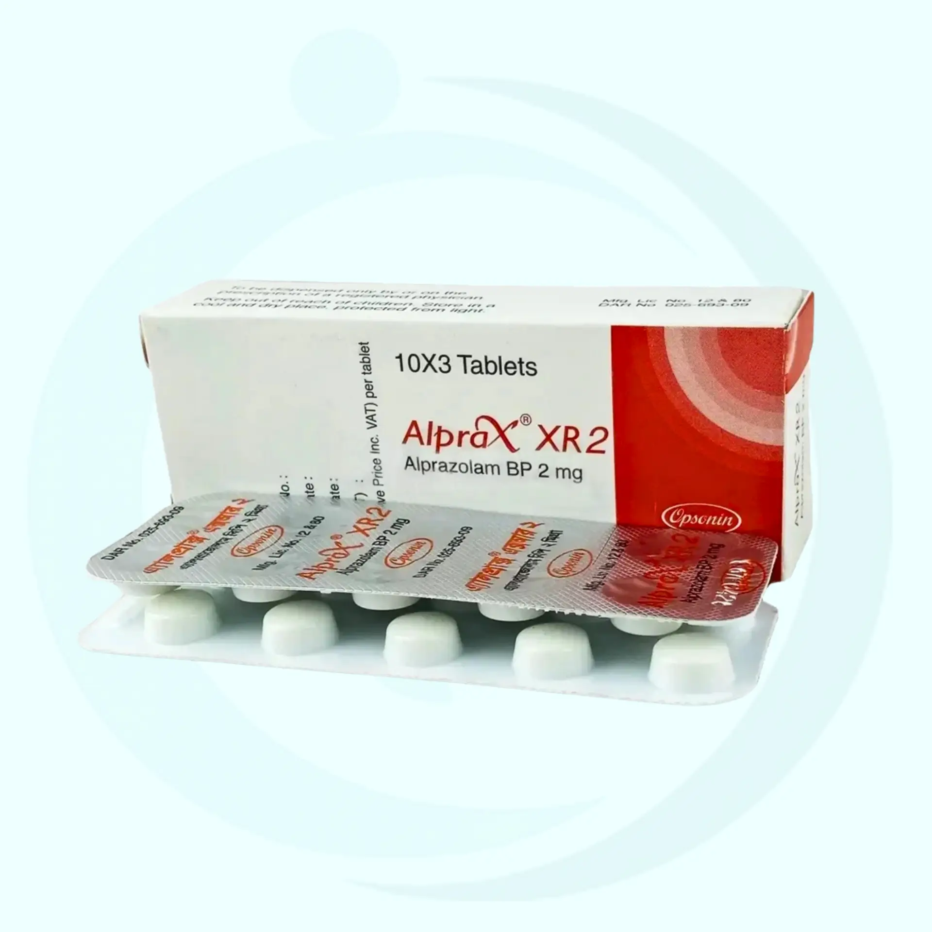 Alprazolam 2mg