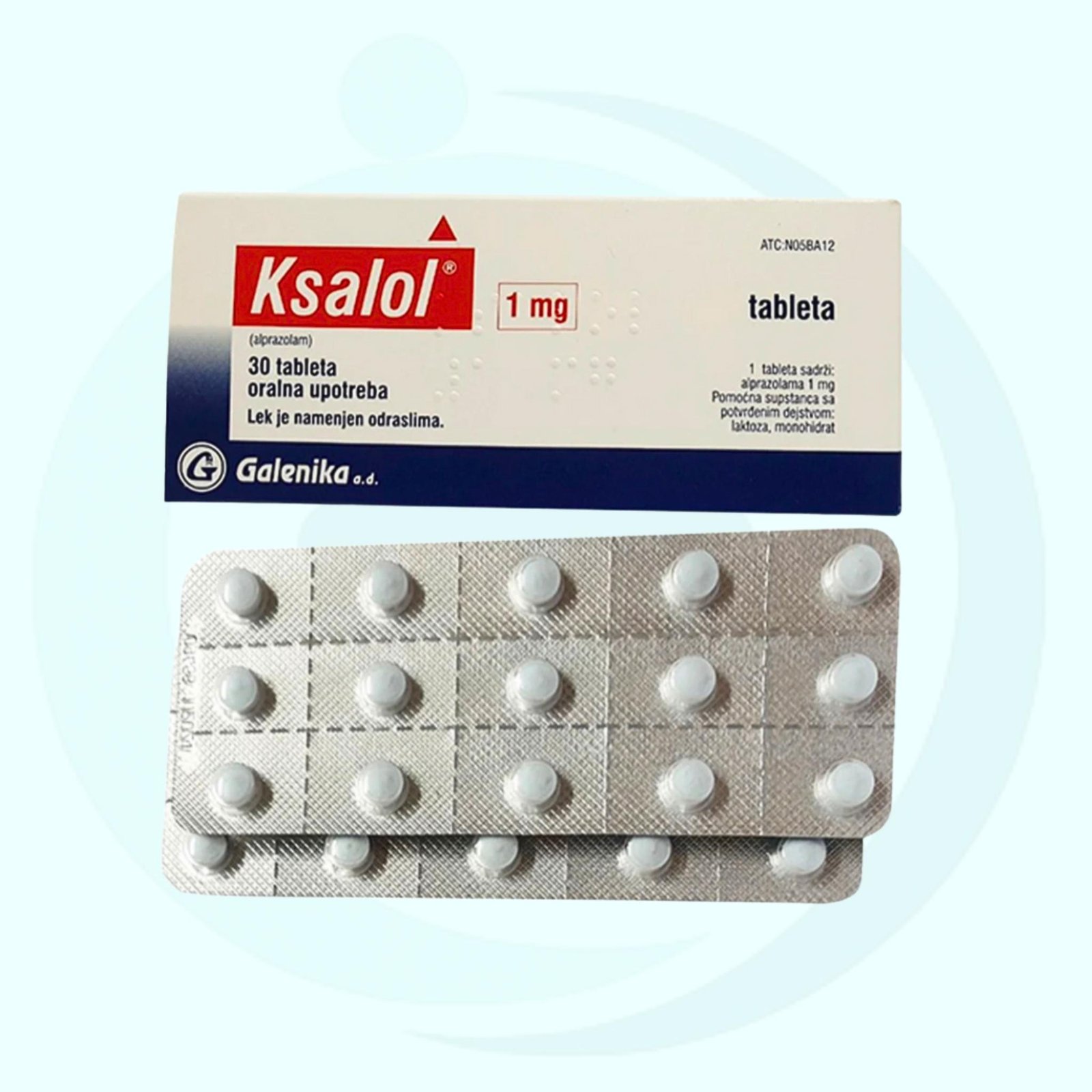 Alprazolam 1mg Ksalol