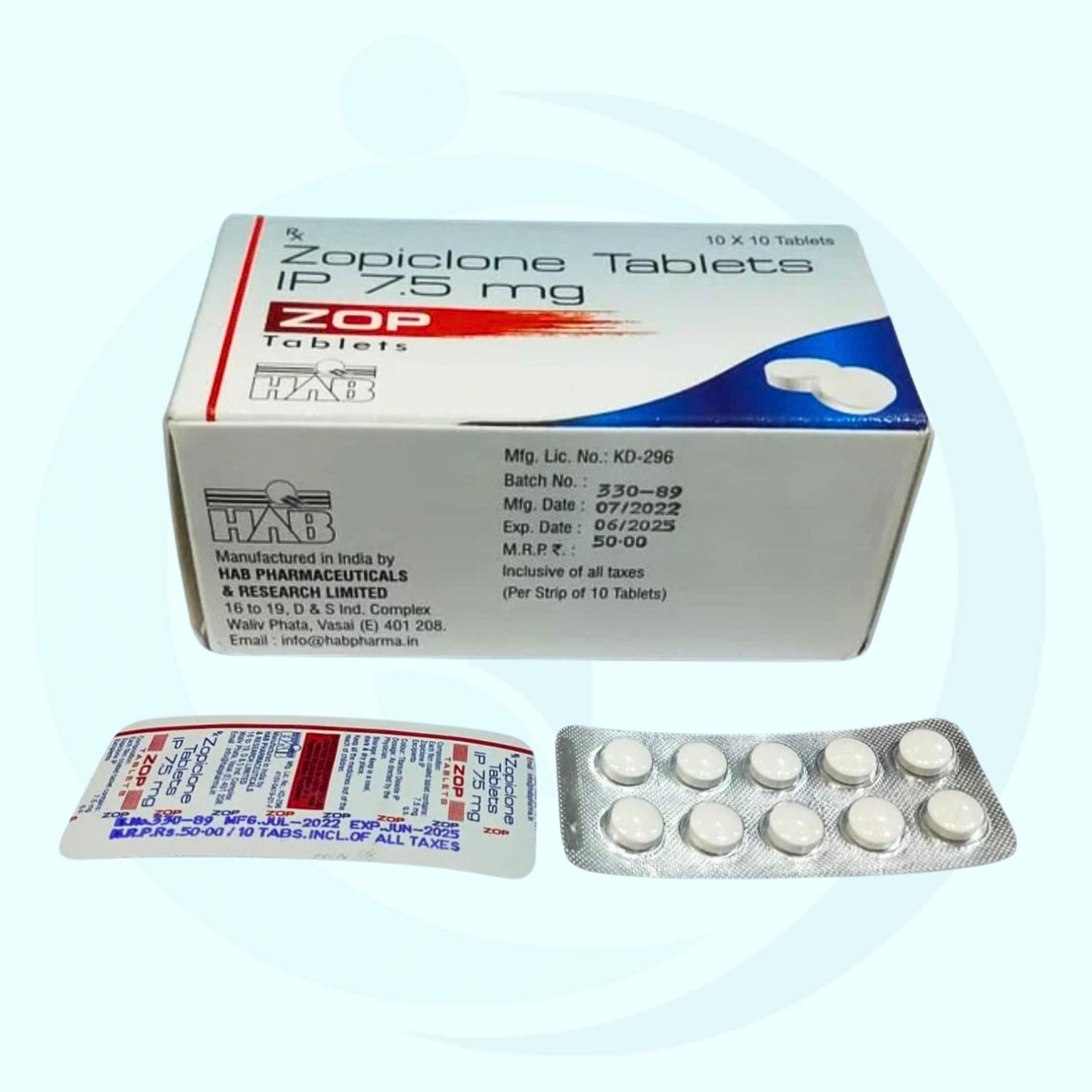 Zopiclone 7.5mg White Tablets Zopiclone 7.5mg White Tablets