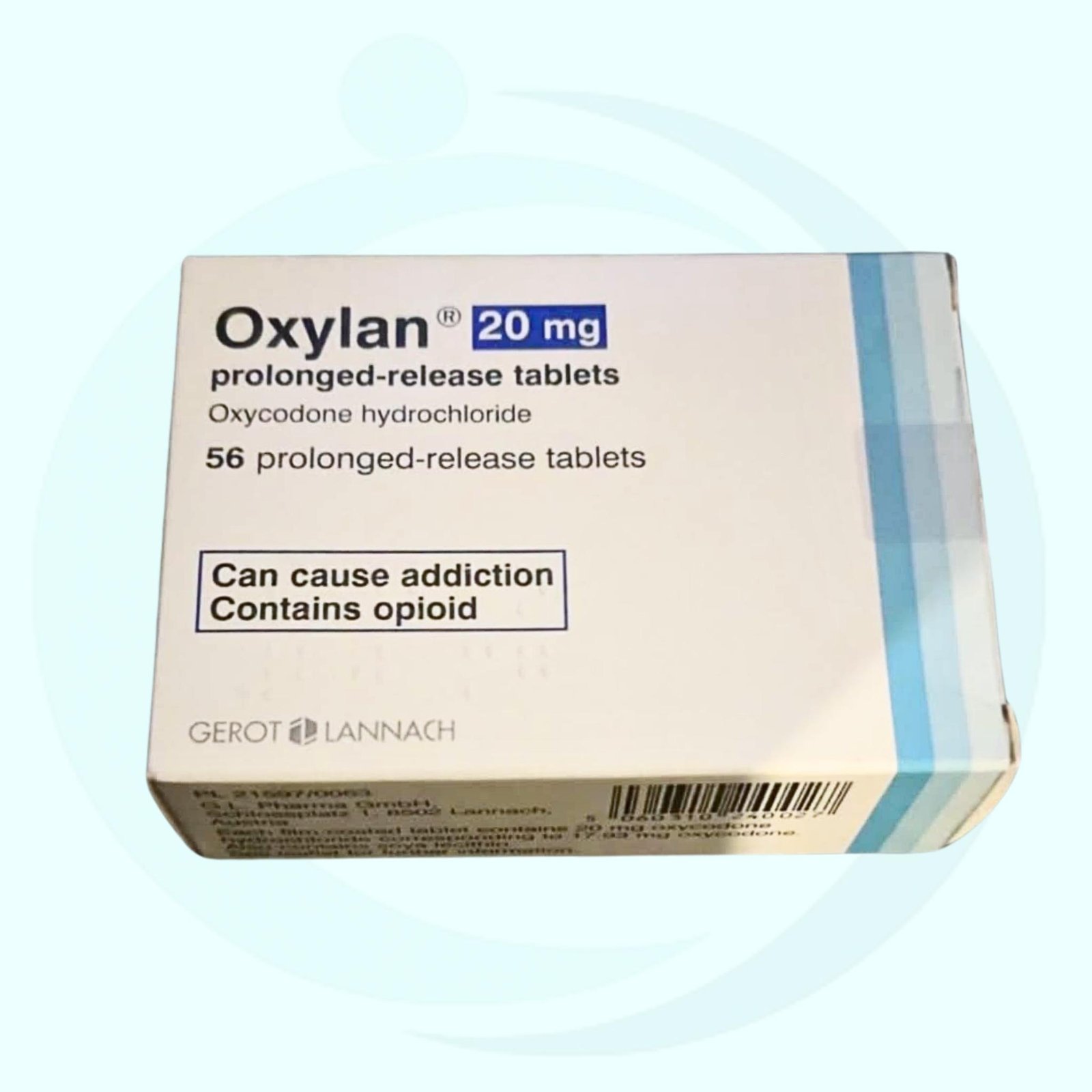 Oxycodone 20mg (Oxylan Prolonged-Release)