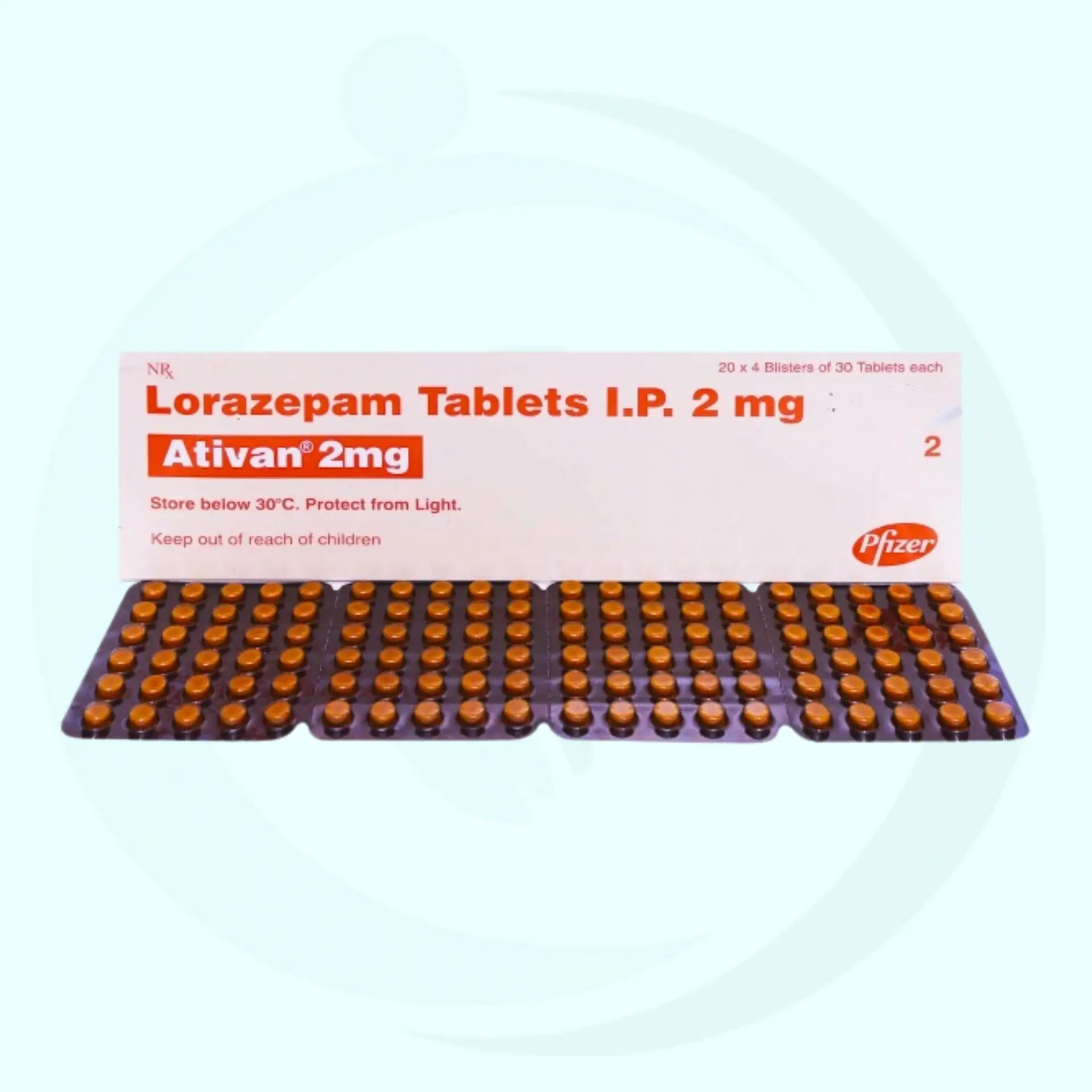 Ativan Lorazepam 2mg (Pfizer)